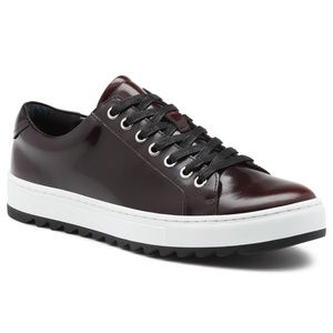 Karl Lagerfeld Shiny Leather Dress Sneaker